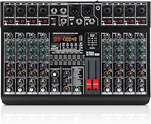 『美品』Phase DJ Dj Mixer Depusheng TC8 Professional Audio Mixer 99 DSP 8